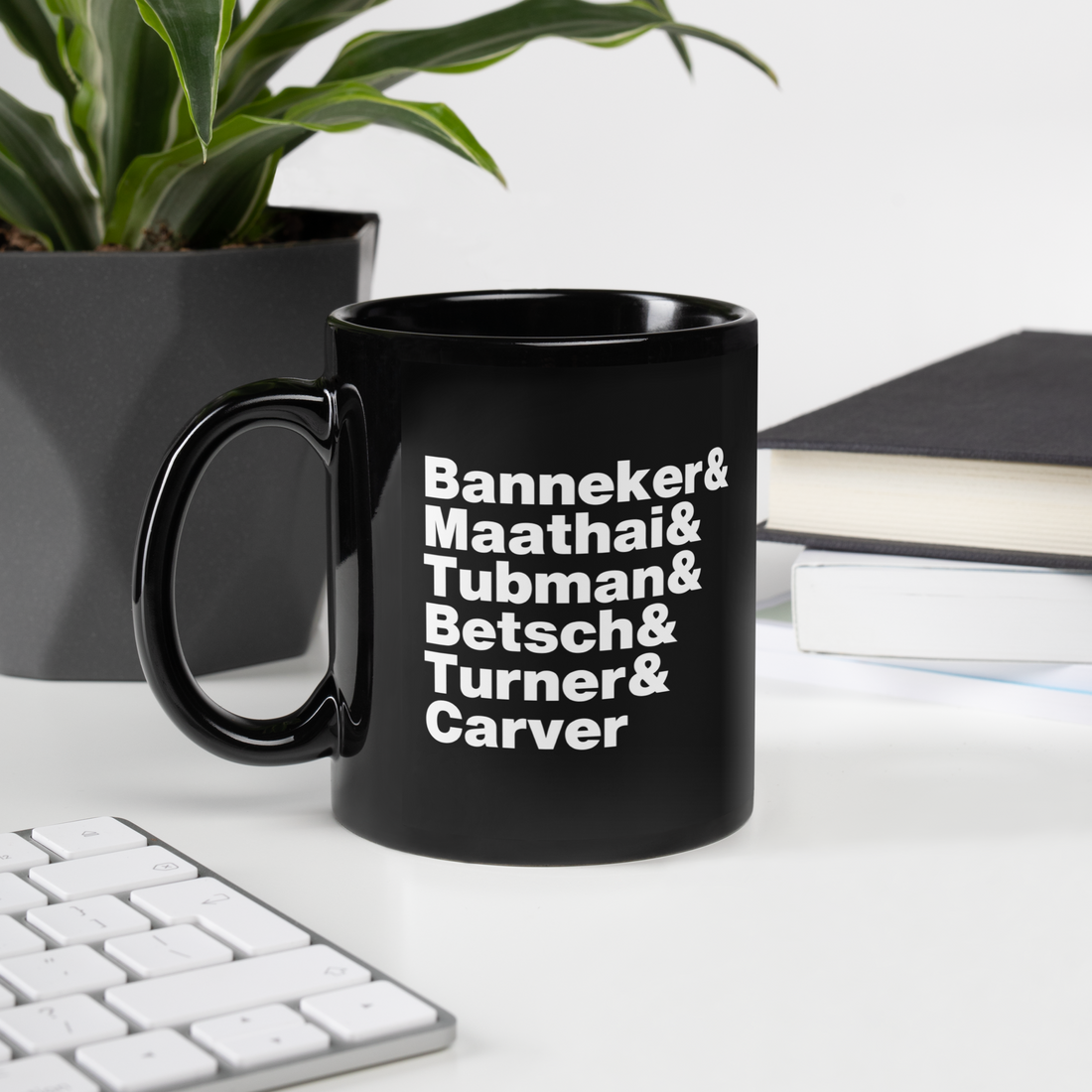 Black Naturalists Black Glossy Mug